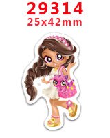 Diy craft levererar de små flickorna platt rygg plana hartser 30 stycken. pr -29015-29834: Pr -29314