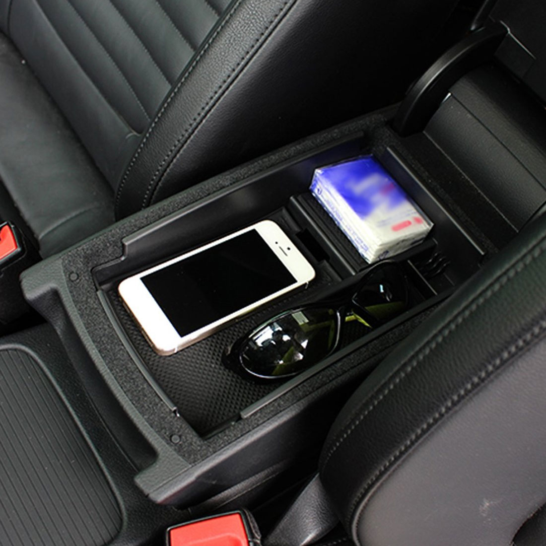 pass til vw volkswagen cc passat  b6 b7 2006 sentral oppbevaringsboks armlener armlener hanskeholder tallerken tallerken container container arrangør