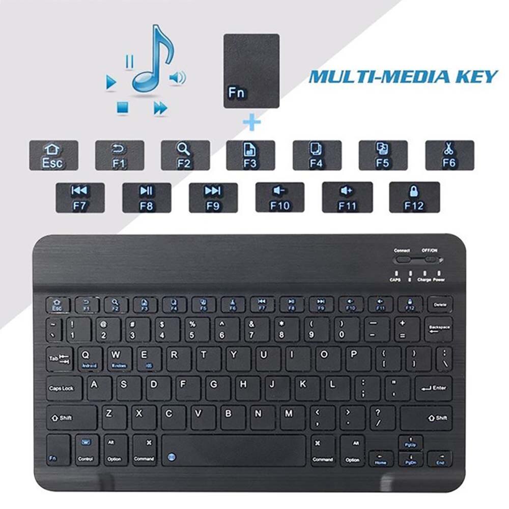 Tragbare Bluetooth Tastatur für Fusion5 104 10.1 &quot; / Octa Core Tablet PC-10.1&quot;/SCHNÄPPCHEN 10.1 &quot;/PC 10 &quot;tablet Tastatur + Halterung