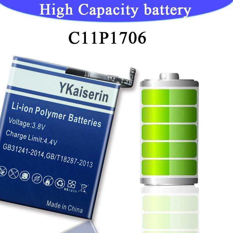 100% C11P1706 Battery For ASUS Zenfone Max Pro M1 6.0 Inch ZB601KL ZB602KL X00TDB X00TDE 6800mAh