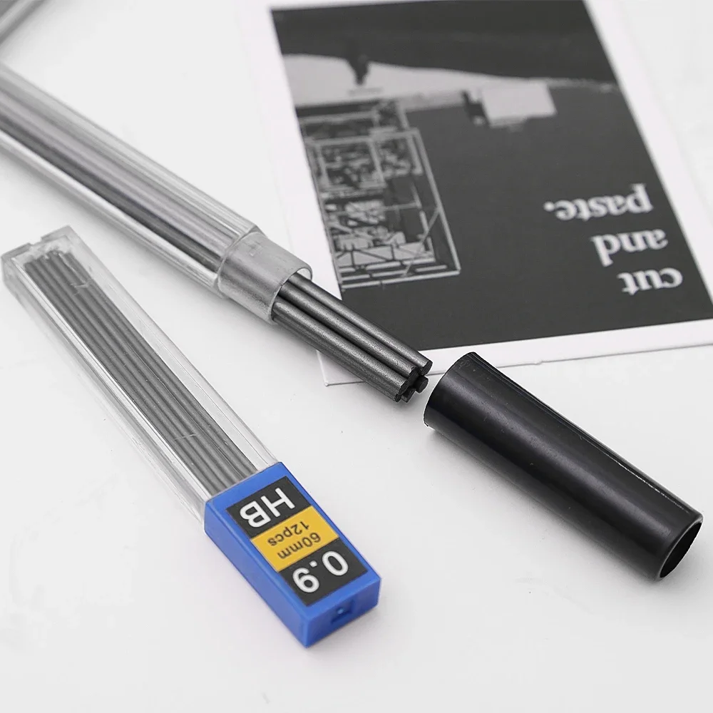 Mechanical Pencil Lead 0.3 0.5 0.7 0.9 1.3 2.0 HB Refill Leads for Plastic Metal Press Automatic Pencil Write Painting Supplies