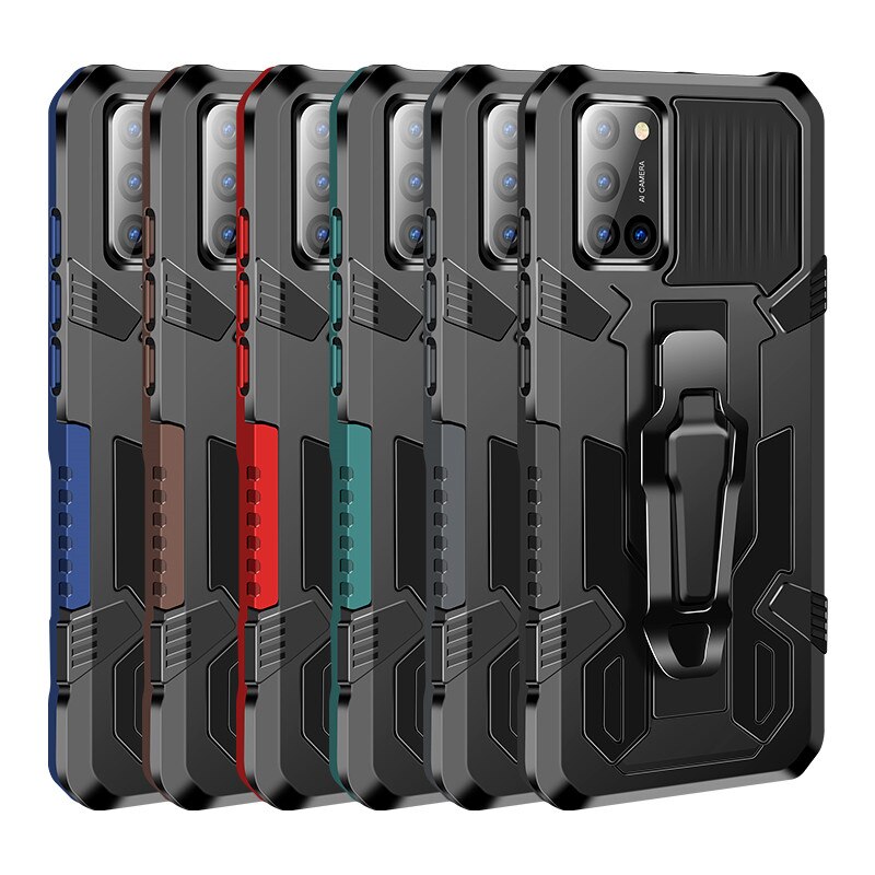 Coque blindée avec Clip de ceinture, étui résistant aux chocs pour Samsung Galaxy A21s A 21s SM-A217F/DS 6.5 pouces A217M