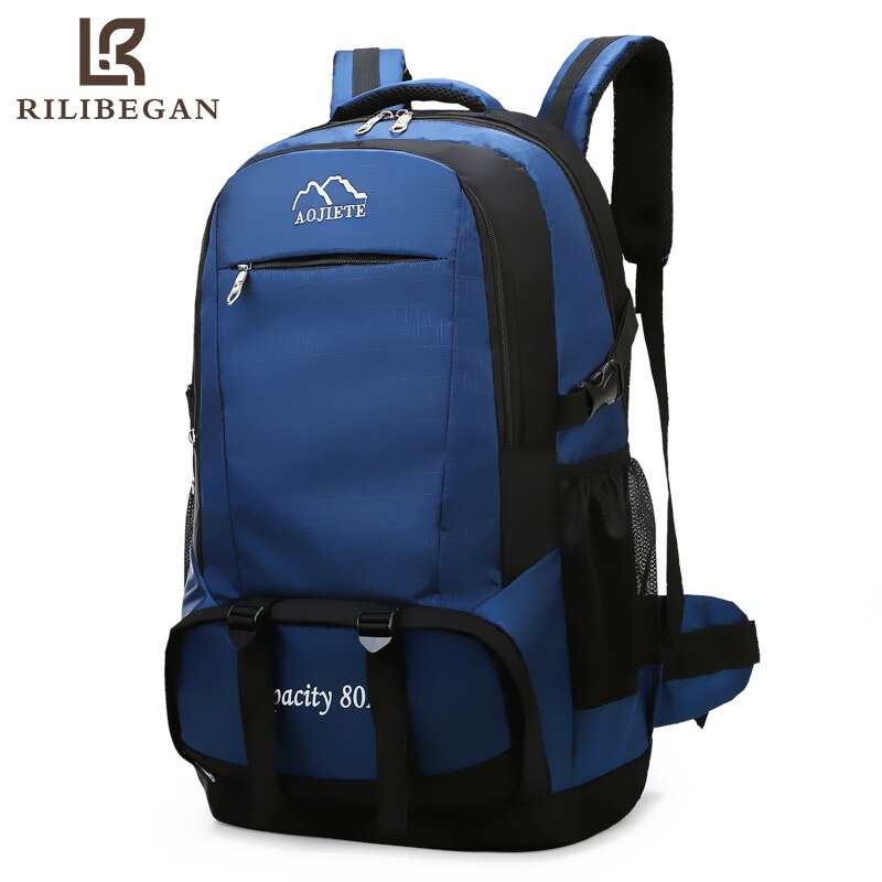 Super Grote Capaciteit Mannen Rugzak Nylon Rugzak Voor Mannen Waterdichte Laptop Rugzak Vrouwen Outdoor Camping Tas Mannelijke