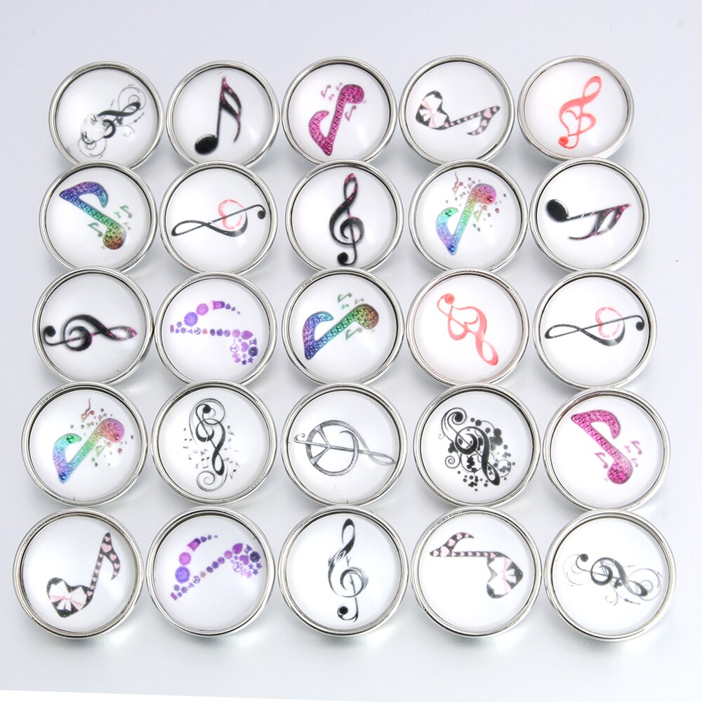 10 teile/los Austauschbaren schnappen Schmuck gemischt SchöNe Buchstaben Glas 18mm Druckknopf Schmuck Für schnappt Armbinde Armreifen