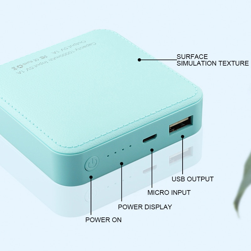 Power Bank 10000 Mah Mini Portable Charging USB PowerBank For IPhone Samsung Huawei Xiaomi External Battery Quick Charge