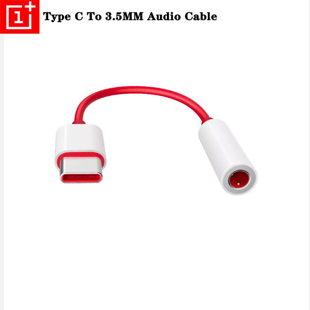 Originele Oneplus 9 8 Pro 9T 8T 9R Usb Type C Naar 3.5Mm Koptelefoon Jack Adapter Aux audio Voor Een Plus Nord 2 USB-C Converter Kabel