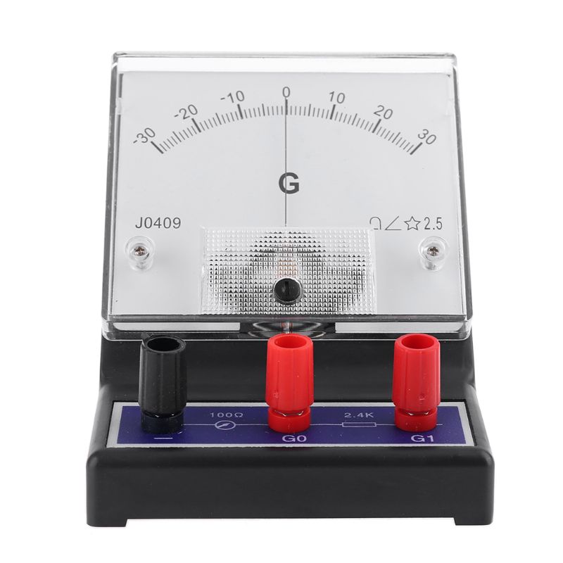 Galvanometer Wetenschappelijke Ampere Sensor Gevoelige Ampèremeter Detector Analoge-30-0-30 Ua