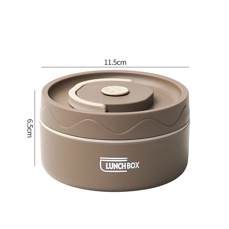 Magnetron draagbare geïsoleerde voedselcontainer Lunchbox Roestvrijstalen Bento Box Geïsoleerde lekvrije thermische lunchtassenset