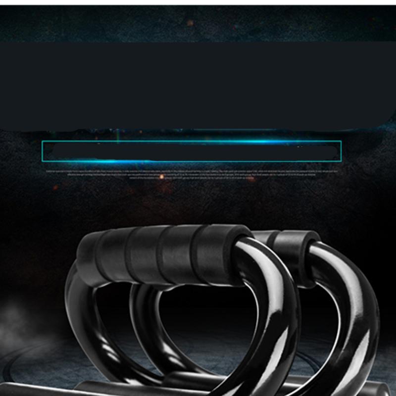 1pair S-Shape Push-up Bracket Anti-Slip Body Building Training System Handle Comfort Grips Workout Equipment