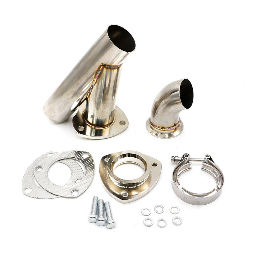 Exhaust Dual Valve Electric Y Pipe E-Cut Out Catback with Remote Control Muffler Car Accessories
