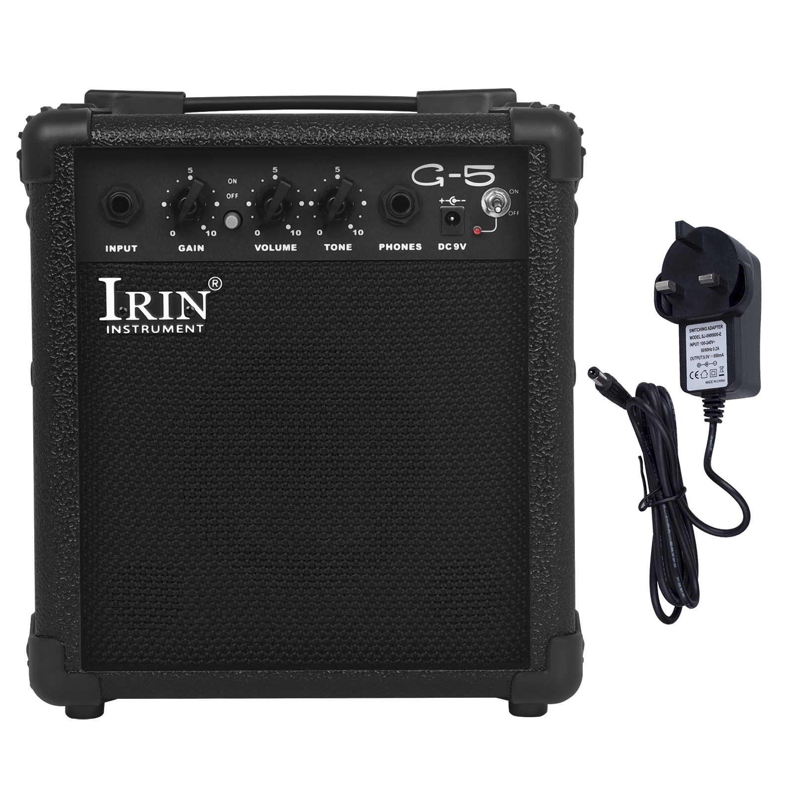 IRIN 5W amplificador de altavoz de guitarra eléctrica G-5 AMP altavoz amplificador portátil para bajo eléctrico accesorios y piezas de guitarra: Rojo