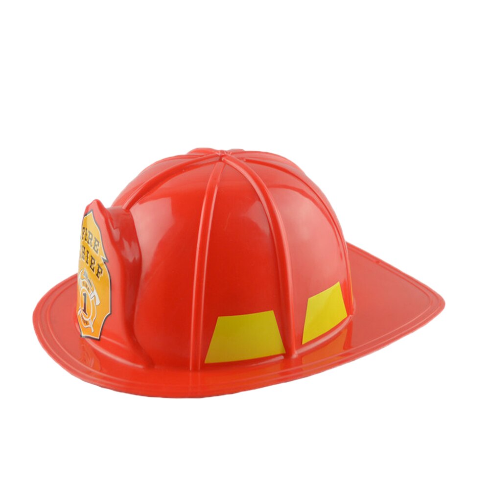 Simulation Fireman Chief Safety Helmet Firefighter Hat Cap Kids Toy Party Supply Pretend Play Fireman Chief Toys For Kids Child