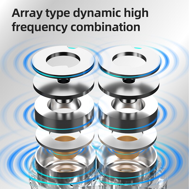 Kz × hbb  dq6s in-ear-kopfhörer, hifi-bass-kopfhörer, geräuschunterdrückung, musik-sport-headset, kabelgebunden mit mikrofon, ohrhörer kz zex pro zsx