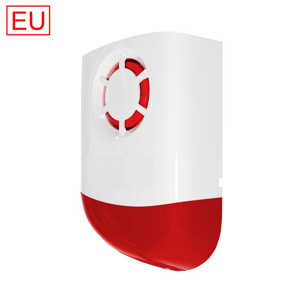 120dB Indoor Outdoor Wireless Flashing Siren Strobe Light Siren Home Alarm Security System For Offices Family Homes Etc: Default Title