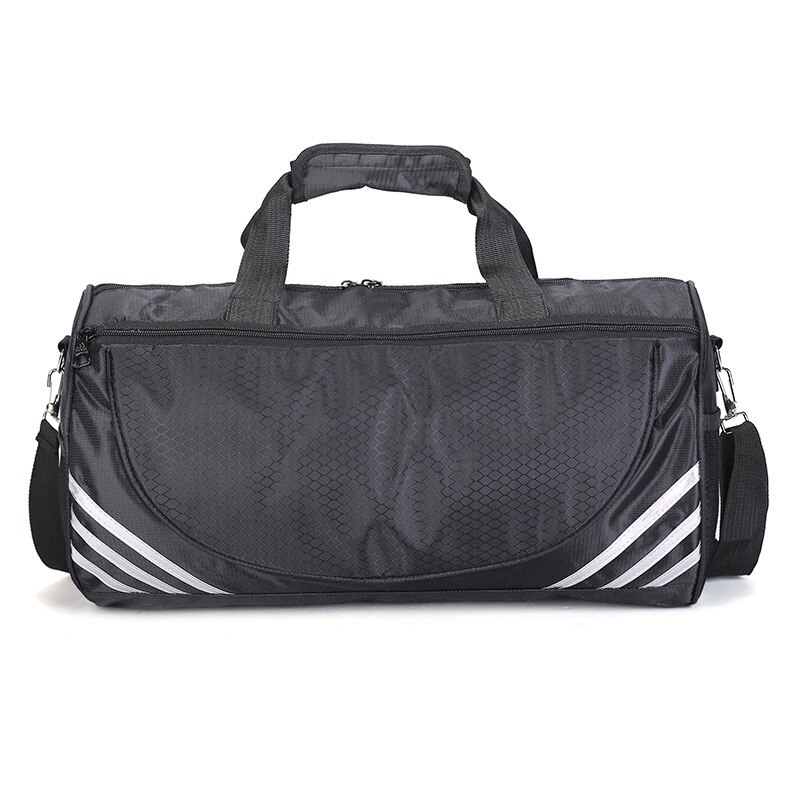 Billig sport gymväska kvinnor män fitness för yoga nylon sport resor träning ultralätt duffle skor liten sac de sport bag: Silver-s