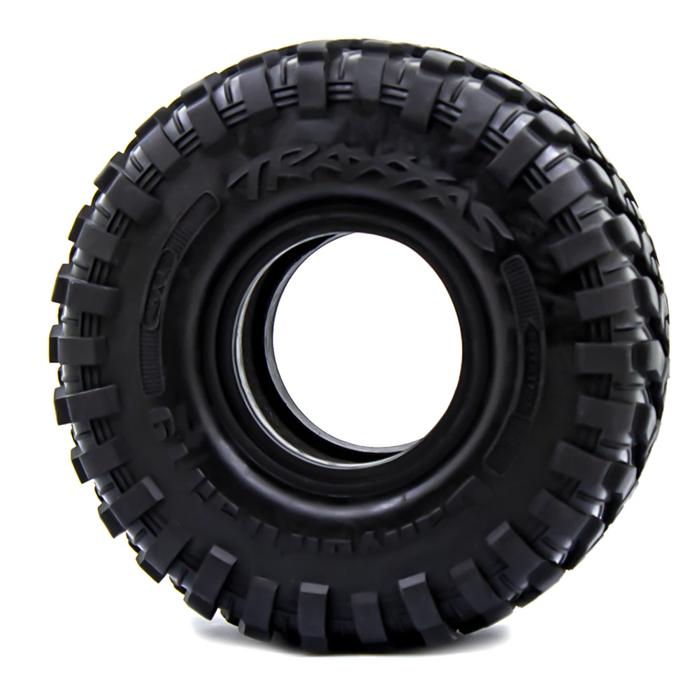 RC 120MM 1.9" Rubber Rocks Tires for 1:10 RC Rock Crawler Axial SCX10 Canyon Trail 105Rims TRX4 TRX6 #8174