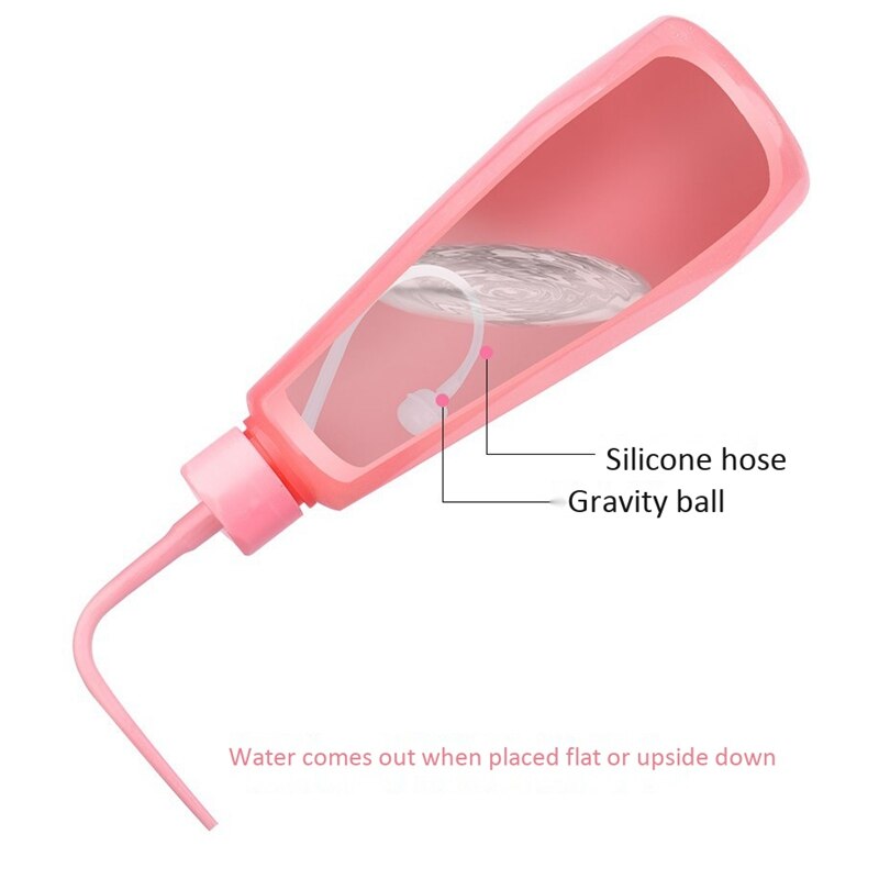 2Pcs Plant Flower Succulent Watering Bottle Plastic Curved Watering Can Squeeze Bottle 480ML,blue