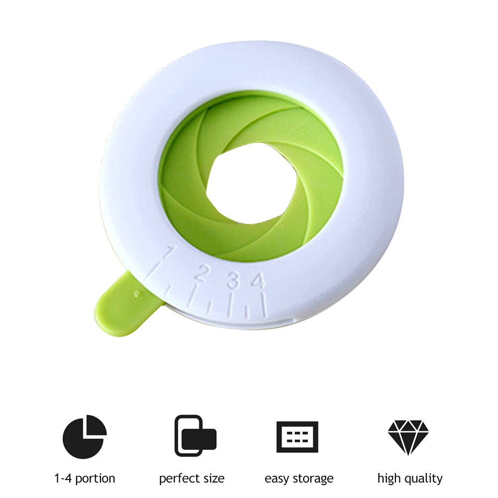 Medidor limitador de Pasta de espagueti 3.1in, herramienta de control de porciones ABS, medidor de fideos ajustable, utensilios de cocina