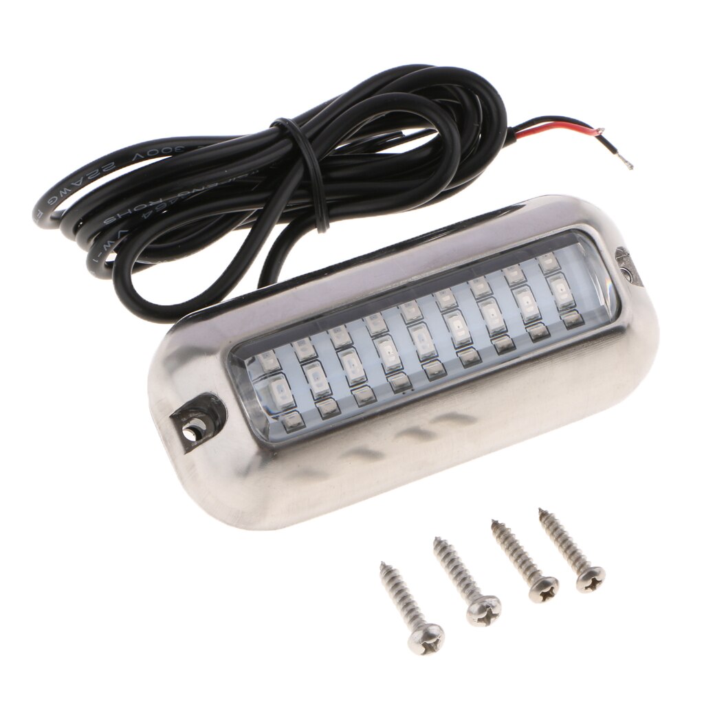 12V Stainless Steel 27LED Blue Underwater Pontoon ... – Grandado