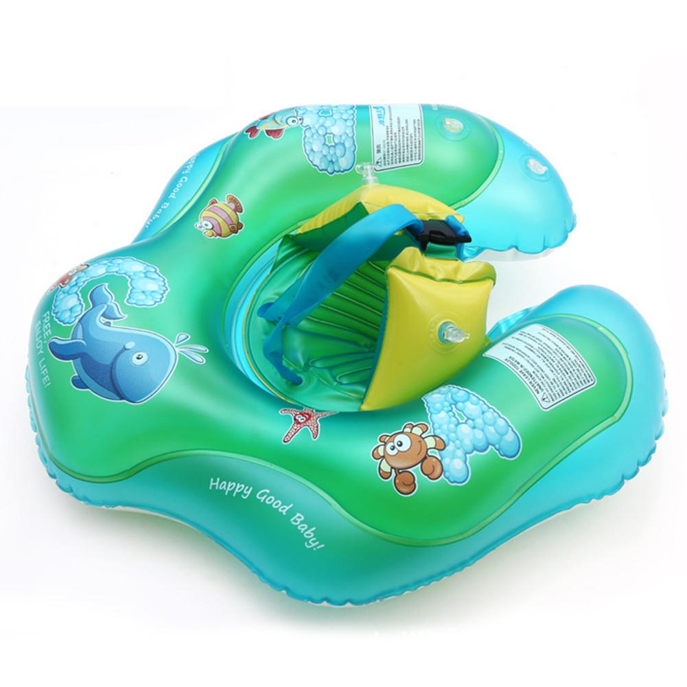 Inflatable Baby Swimming Float Rollover Resistant Swimming Ring For 1.5 Months - 3 Years Old