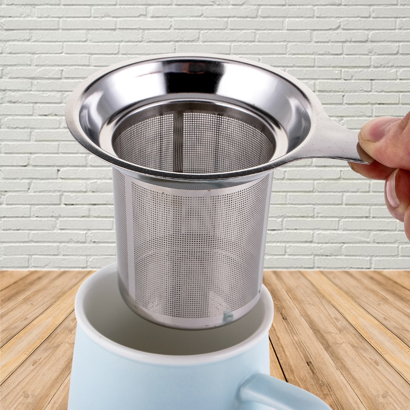 Rostfritt stål kryddfilter mesh infusionsfilter 304 rostfritt stål te filter tekanna tekanna kökstillbehör leveranser
