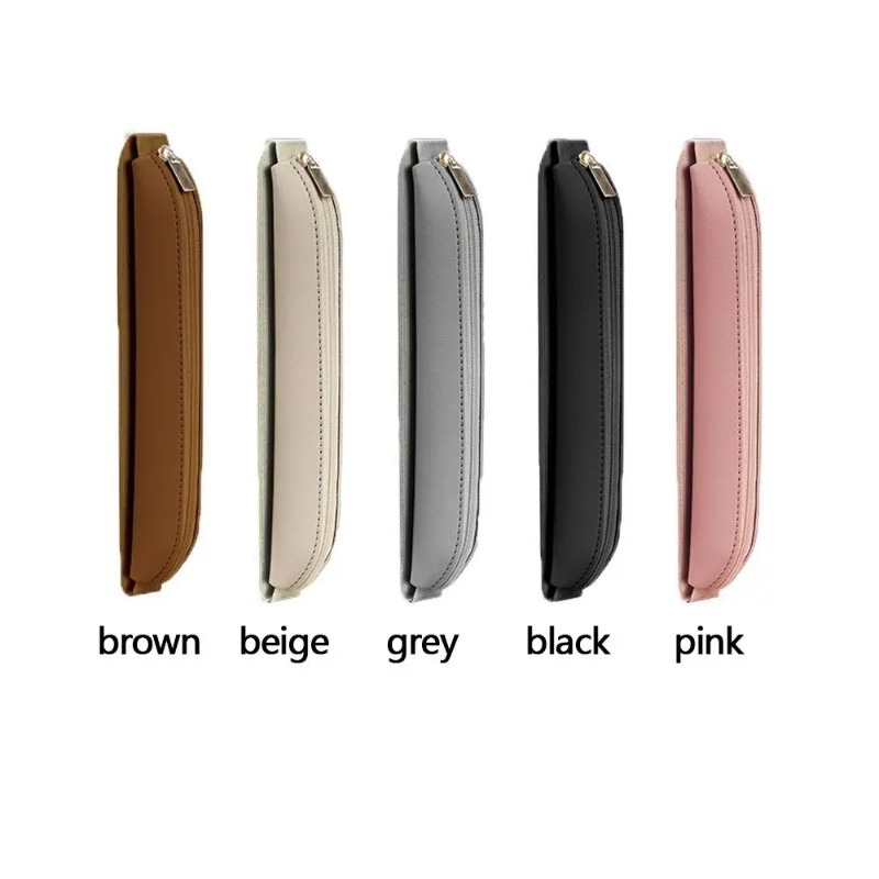 Pu Leder Bleistift Lagerung Tasche Buch Notebook Elastische Gummiband Stift Clip Tragbare Büro Treffen Laptop Stift Halter