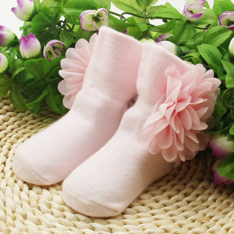 Hilittlekids 0-6 Mese bambini piccoli Neonati Caviglia Calzini E Calzettoni Del bambino Principessa Delle Ragazze Fiori Calzini E Calzettoni