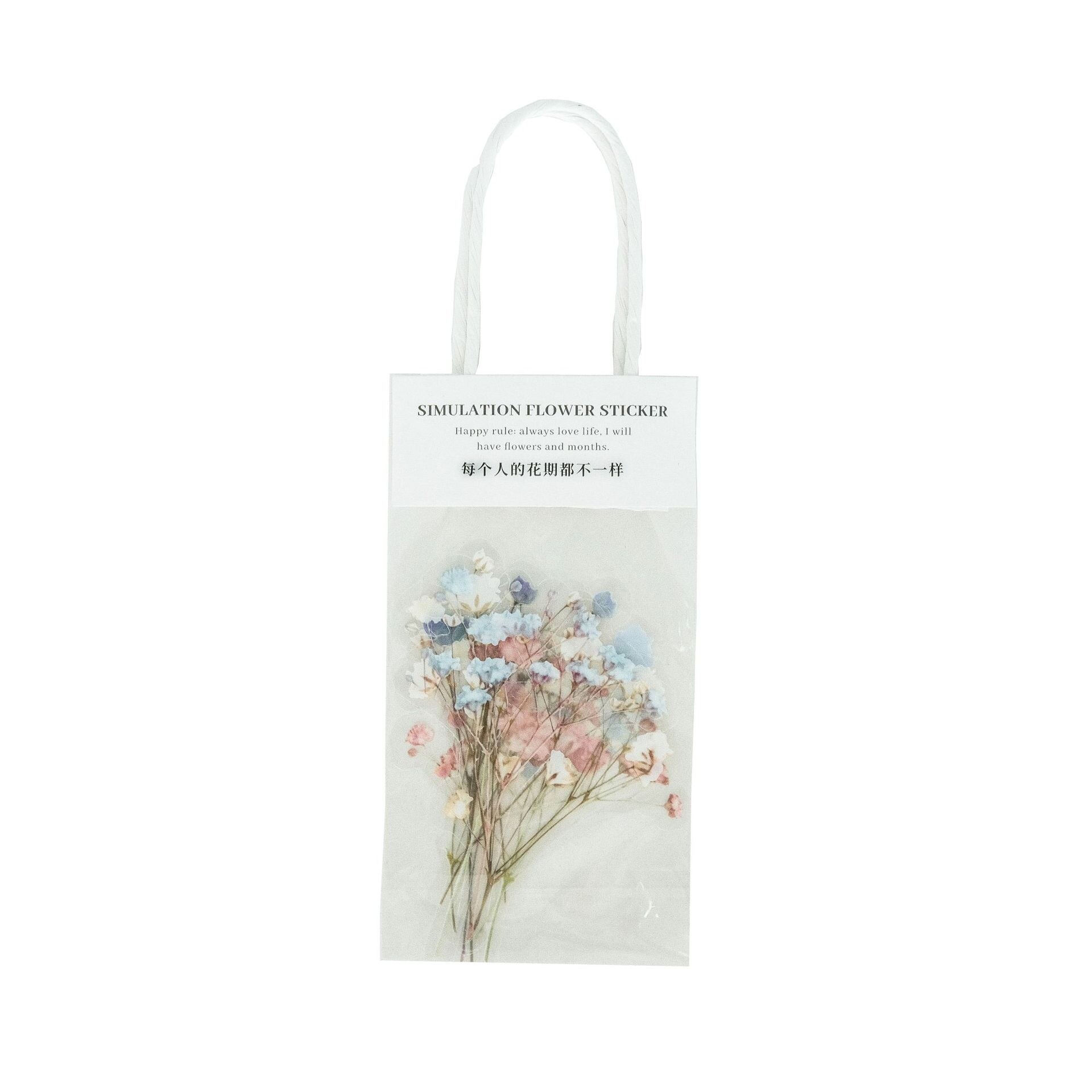 10 kpl/pakkaus puutarhatalon kukkia sarja paperitavaratarra scrapbooking-päiväkirja päiväkirja tee-se-itse-tarra askartelutarrat lapsille pojille tytöille