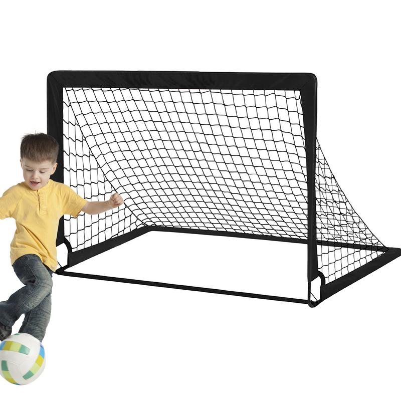 Portería de fútbol pequeña para niños, Red de portería de fútbol portátil para niños, Red de objetivo de fútbol para patio trasero, interior y exterior
