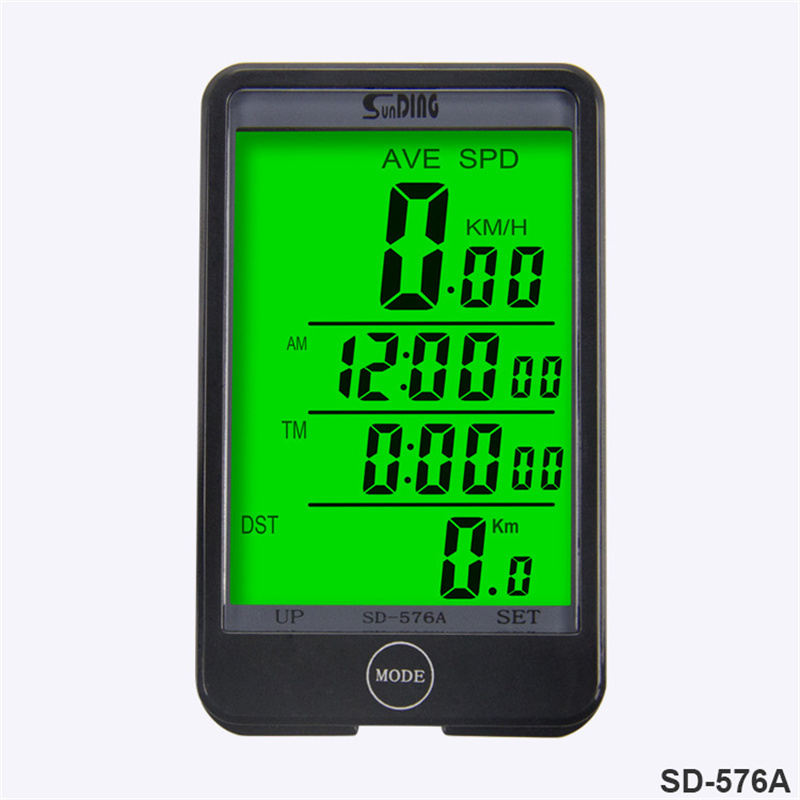Super Screen Wireless Bike Computer Wired Kilometer Counter For Bicycle Dual Battery Box Longer Working Time Accessories