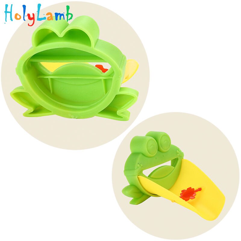 Cute Cartoon Animal Frog Handwashing Tools Extension Of The Water Trough Bathroom Faucet Extension Children's Guide Sink