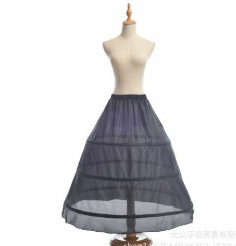 Schwarze Braut Petticoat Krinoline Unterrock Band/Hoopless/Meerjungfrau/Fishtail: 13