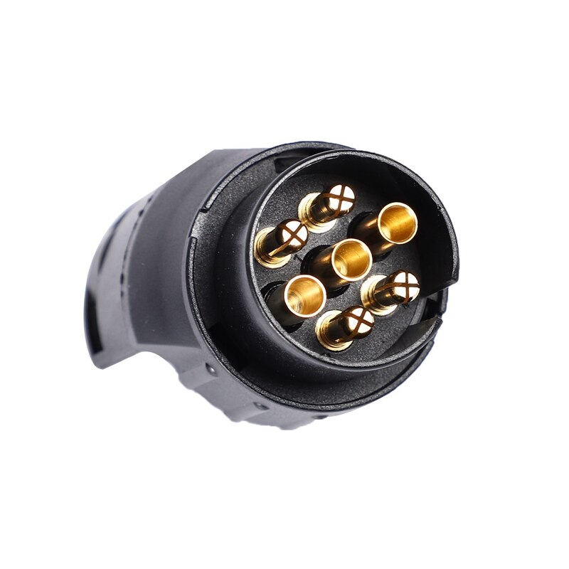 7 to 13 poliger adapter für anhängerkupplung, wohnwagen, 12v , anhängerkupplung, elektrischer konverter, typ n, kunststoff