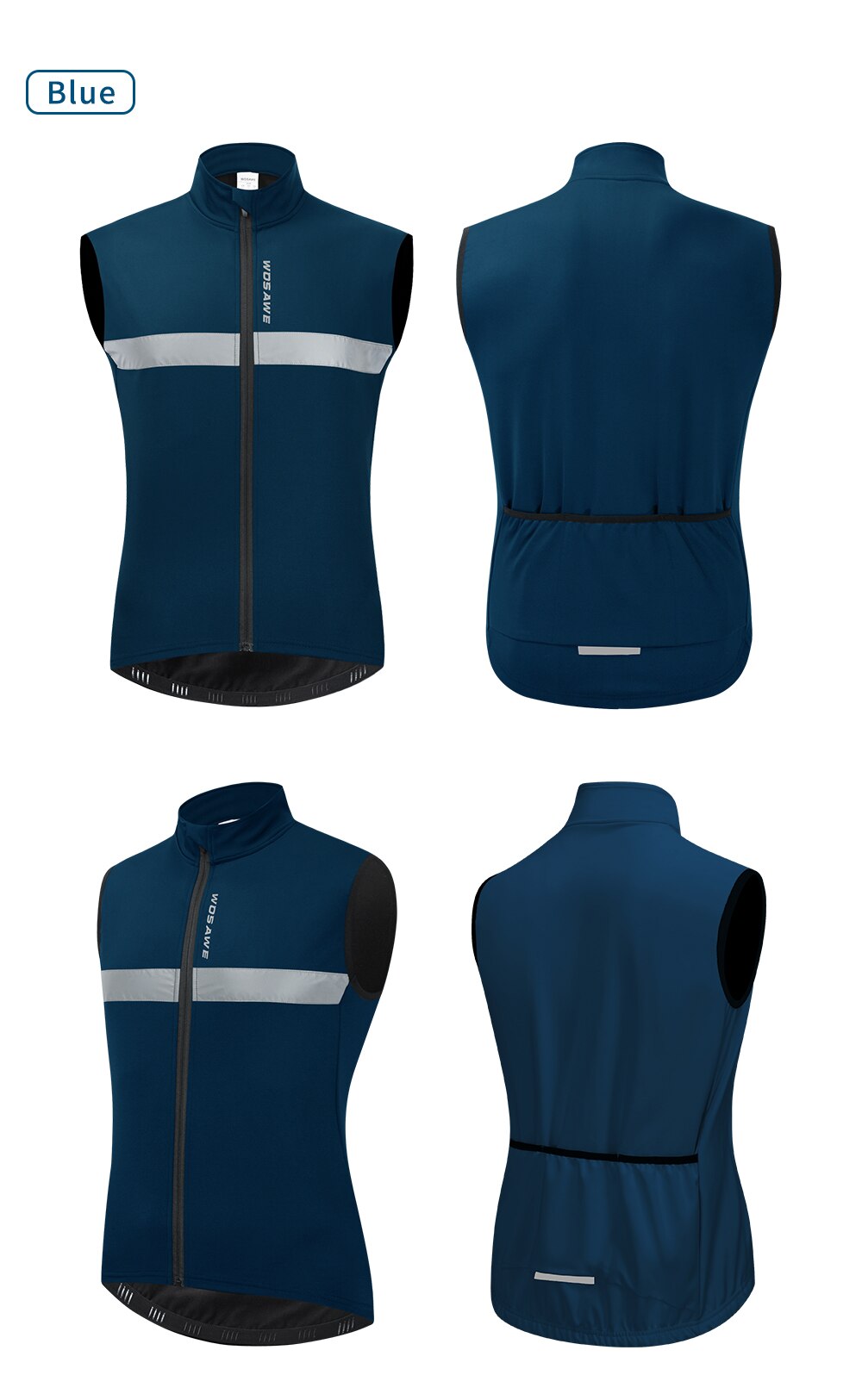 WOSAWE Männer der Motorrad Weste Jacke Windjacke Winddicht Atmungsaktiv Schnell Trocknend Sport Berg Fahrrad MTB Rennrad Gilet
