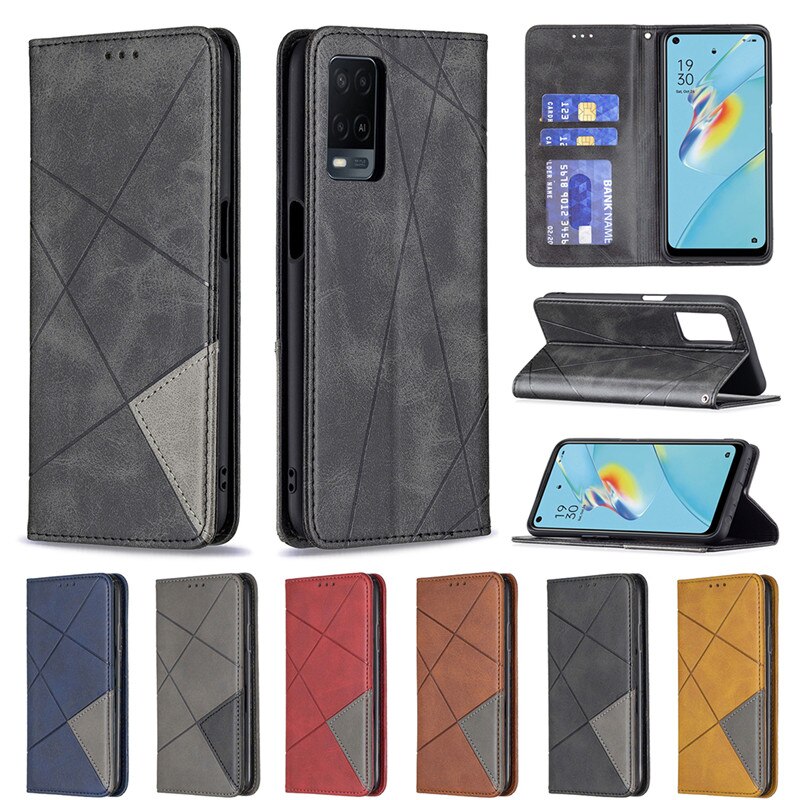 A54s Case Voor Oppo A54s Cover Case Magneet Flip Lederen Coque Voor Oppo A54 5G Een 54 4G OPPOA54 S Portemonnee Funda Etui Capa