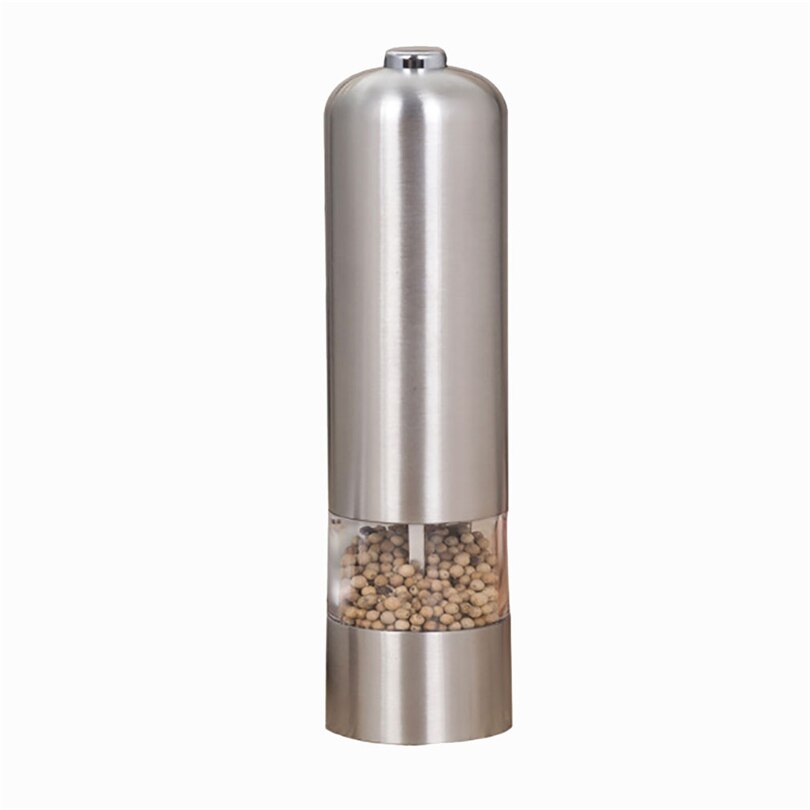 Stainless Steel Pepper Mill Electric Pepper Mill Pepper Mill Round Head Pepper Grain Mills Porcelain Grinding Core Mill Kitchen5: Default Title