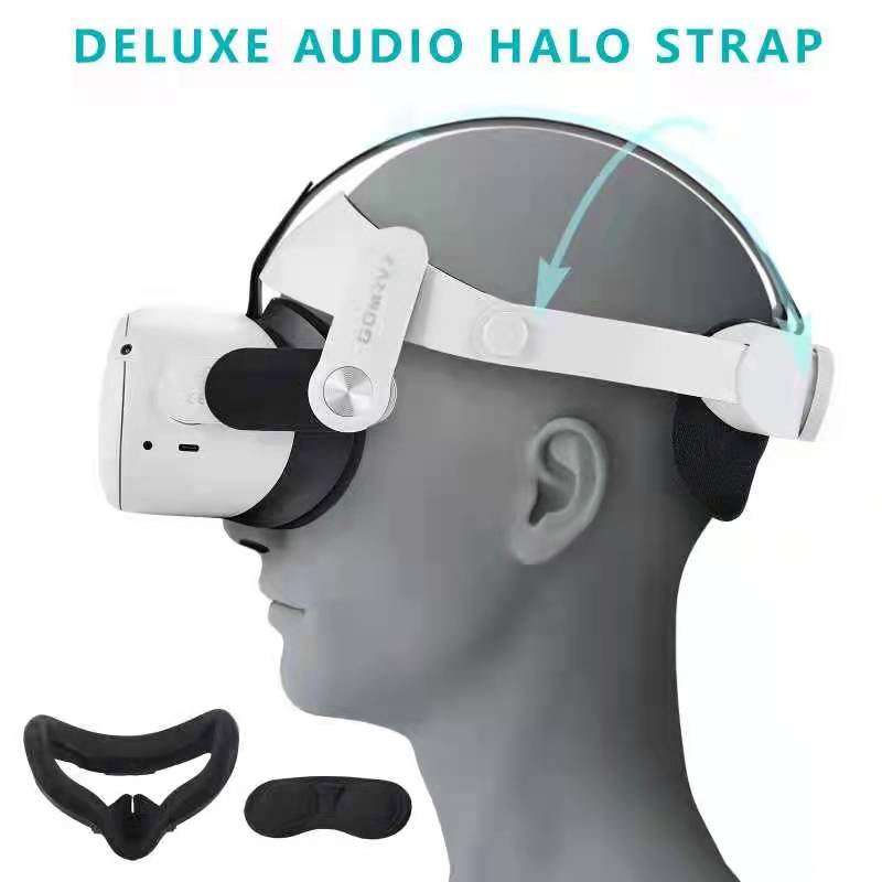 GOMRVR M2 Head Strap For Oculus Quest 2 Halo Strap Upgrades Elite strap alternative Head Strap For Oculus Quest 2 Accessories
