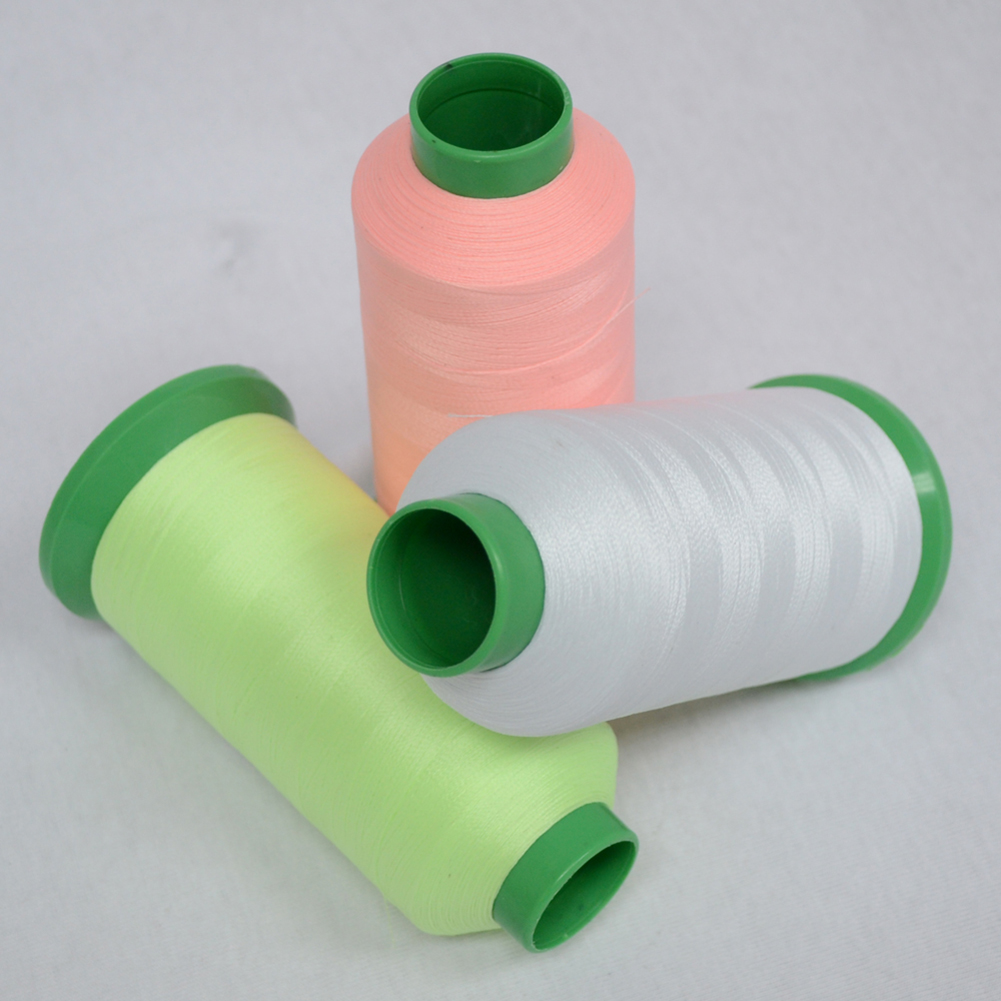 Hilos luminosos que brillan en la oscuridad, hilo de coser bordado a mano, parche para manualidades, suministros de costura para volante