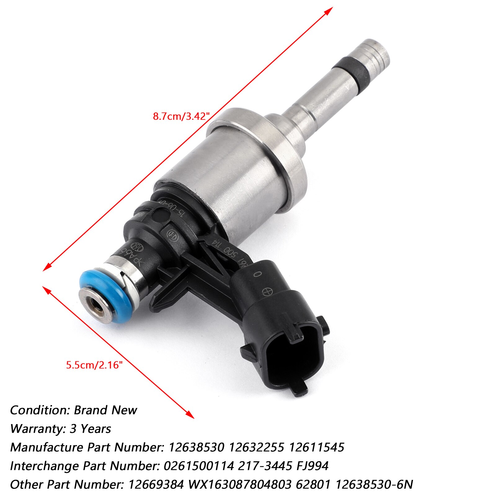 62801 12669384 217-3445 1x Injectoren Voor Buick E... – Vicedeal