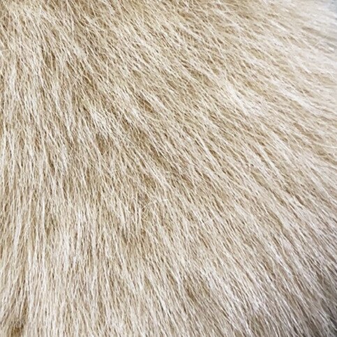 160Cm Breedte Faux Amerikaanse Nerts Bont Stof Voor Patchwork Naaien Materiaal Kledingstuk Diy Home Decoratie: 5 Cream