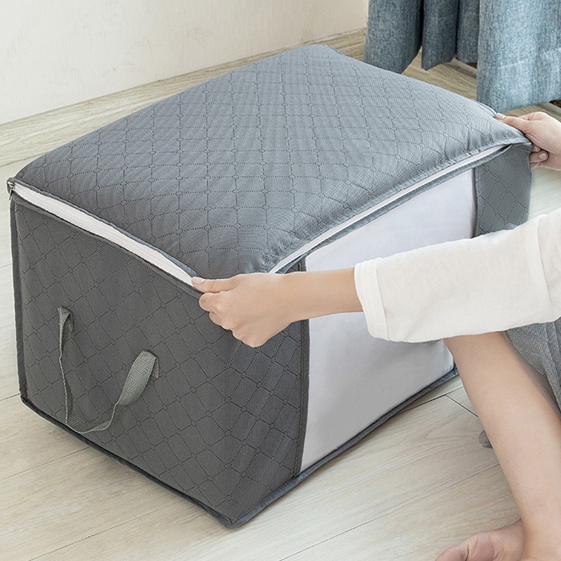 Thuis Opslag Opvouwbare Tas Waterdichte Oxford Stof Beddengoed Kussens Quilt Opbergtas Kleding Opbergtas Organizer