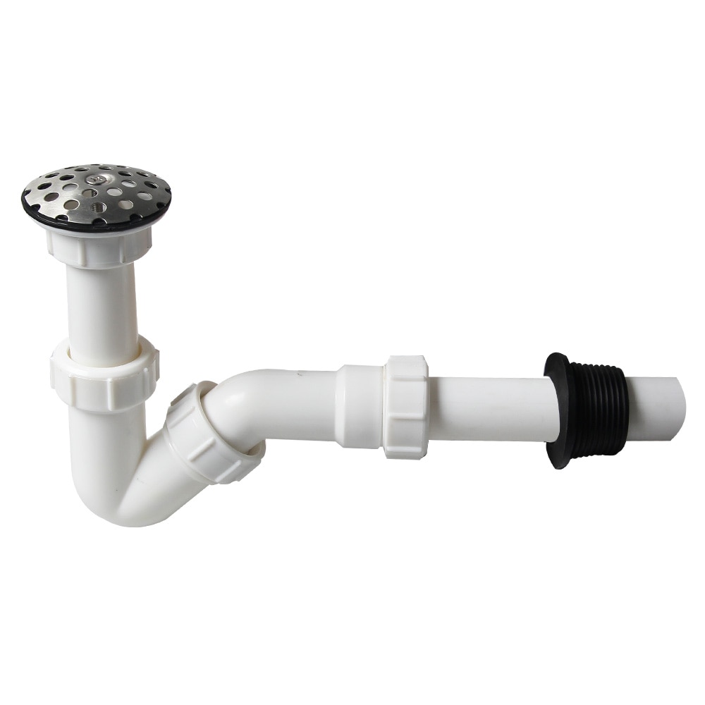 Talea badrumshandfat avlopp avloppsrör kit v böj rör med avloppssil toalett urinal färdig dräneringssystem  z5027 c 004