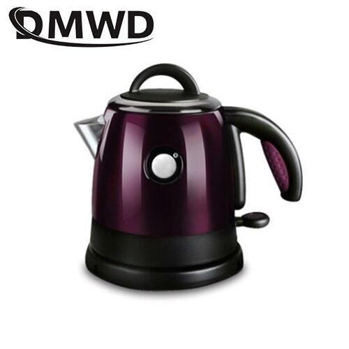 Long Spout Mouth Stainless Steel Heating Water Boiler Electric Kettle Auto Power off Boiling Heater Drip Coffee Tea Pot 0.8L: purple