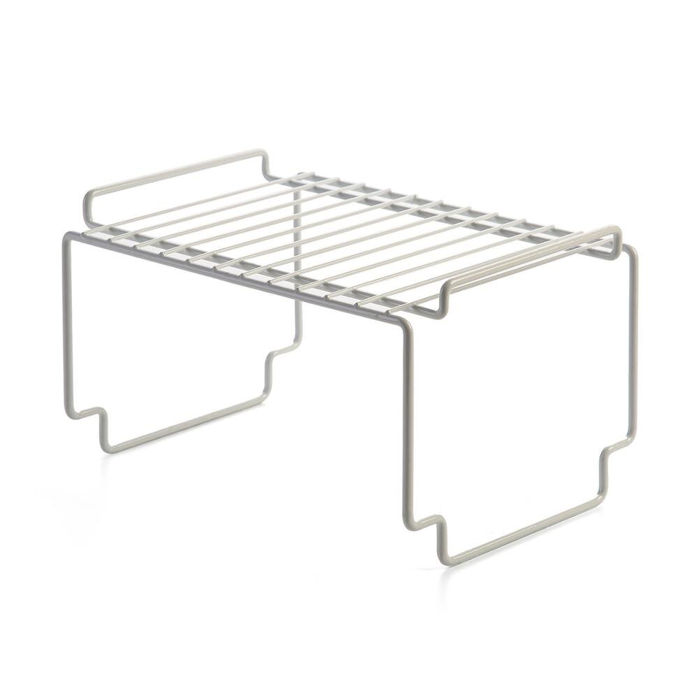 OTHERHOUSE Kitchen Storage Rack Closet Shelf Dish Drying Rack Spice Jars Seasoning Bottles Holder Shelves Kitchen Organizer: S White