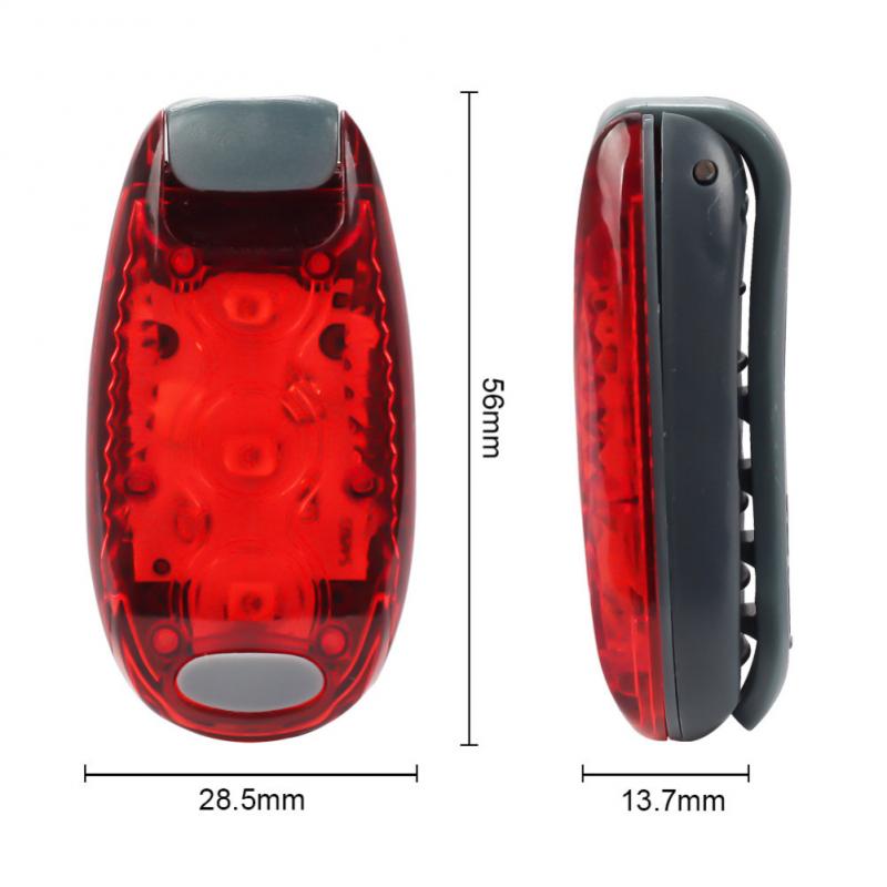Bicycle Tail Light Multifunctional Outdoor Mini Warning Lights Backpack Light Helmet Light Running Warning Lights
