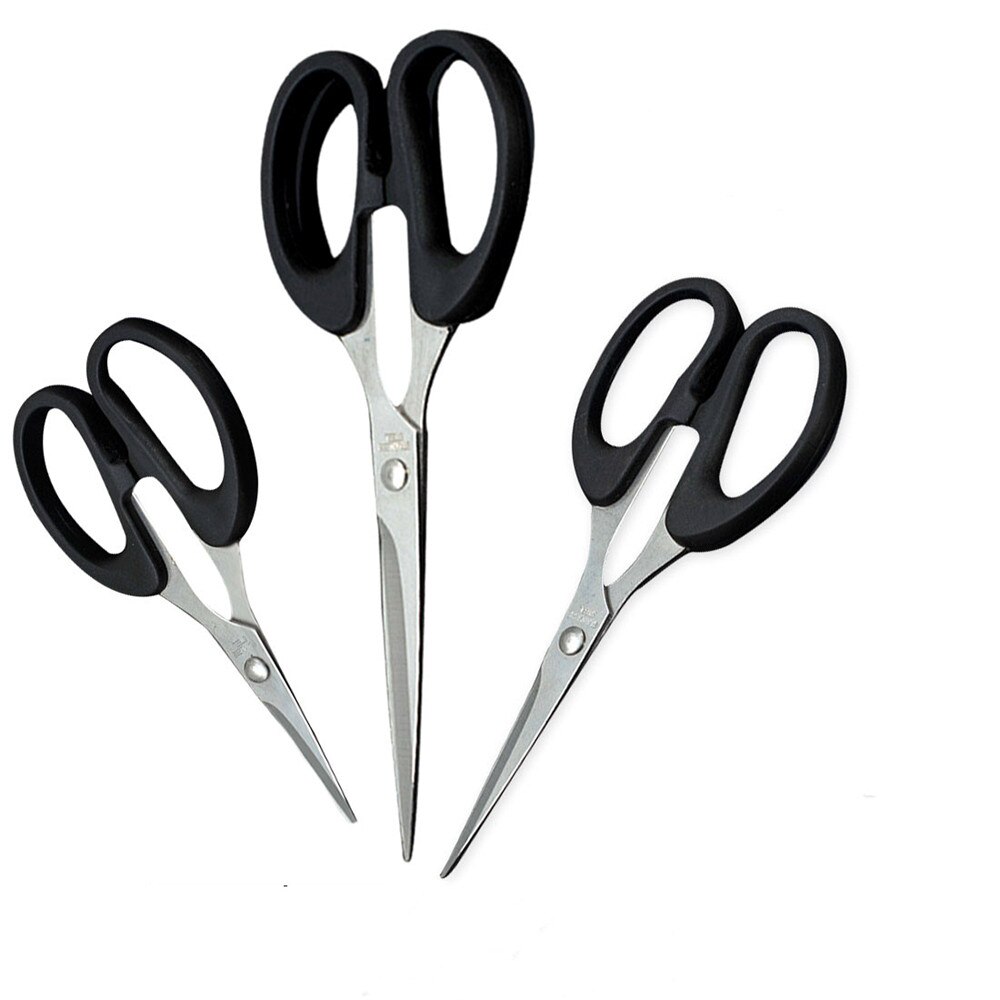 Durable Stainless Steel Household Scissors Office Paper-cut Scissors Sharp Shears Students DIY Scissor Tool Kitchen Scissors