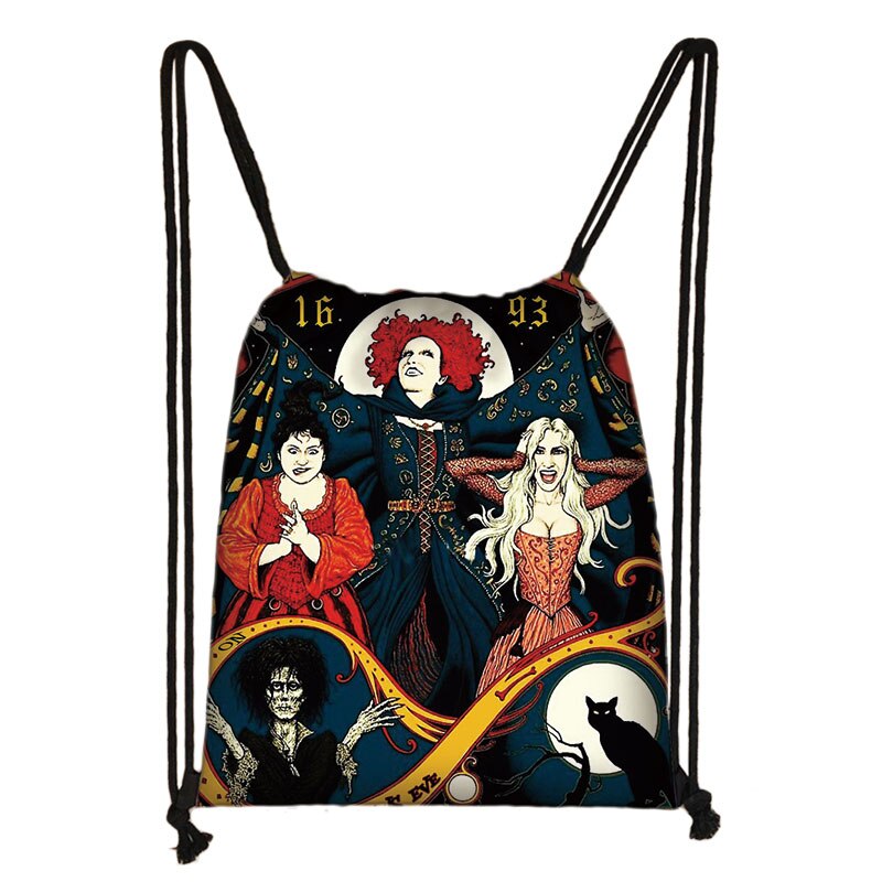 Mochila De Viaje de 666 / Satan / Witch Hocus Pocus para hombre y mujer, bolso de compras de lona, mochila de Estudiante: skdnw02