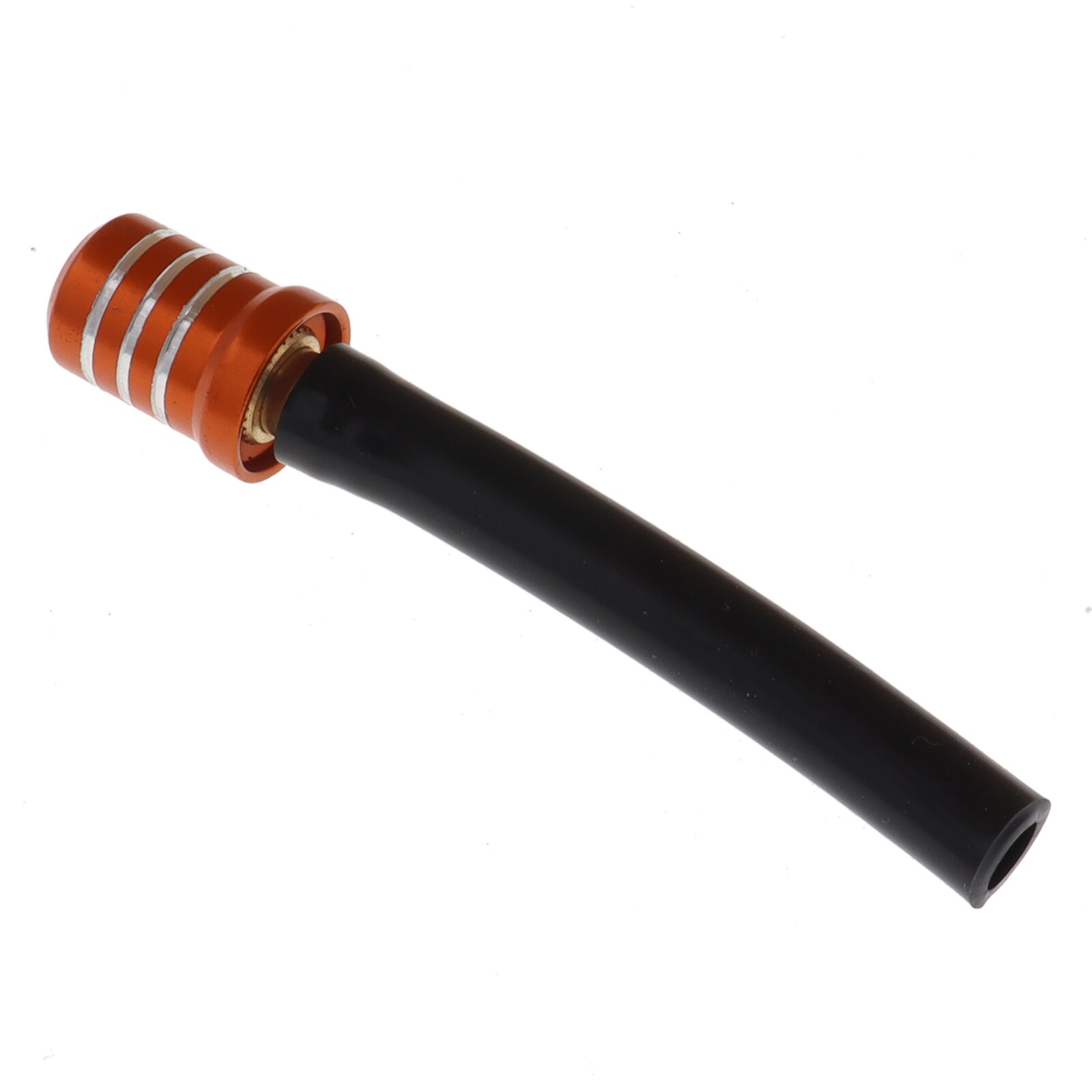 Tapa de tanque de combustible respiradero de Válvula de ventilación, tubo de manguera de cobre en 7 colores para ATV PIT Dirt Bike, rojo/azul/negro/naranja/plata/verde, 1 Uds.: Naranja