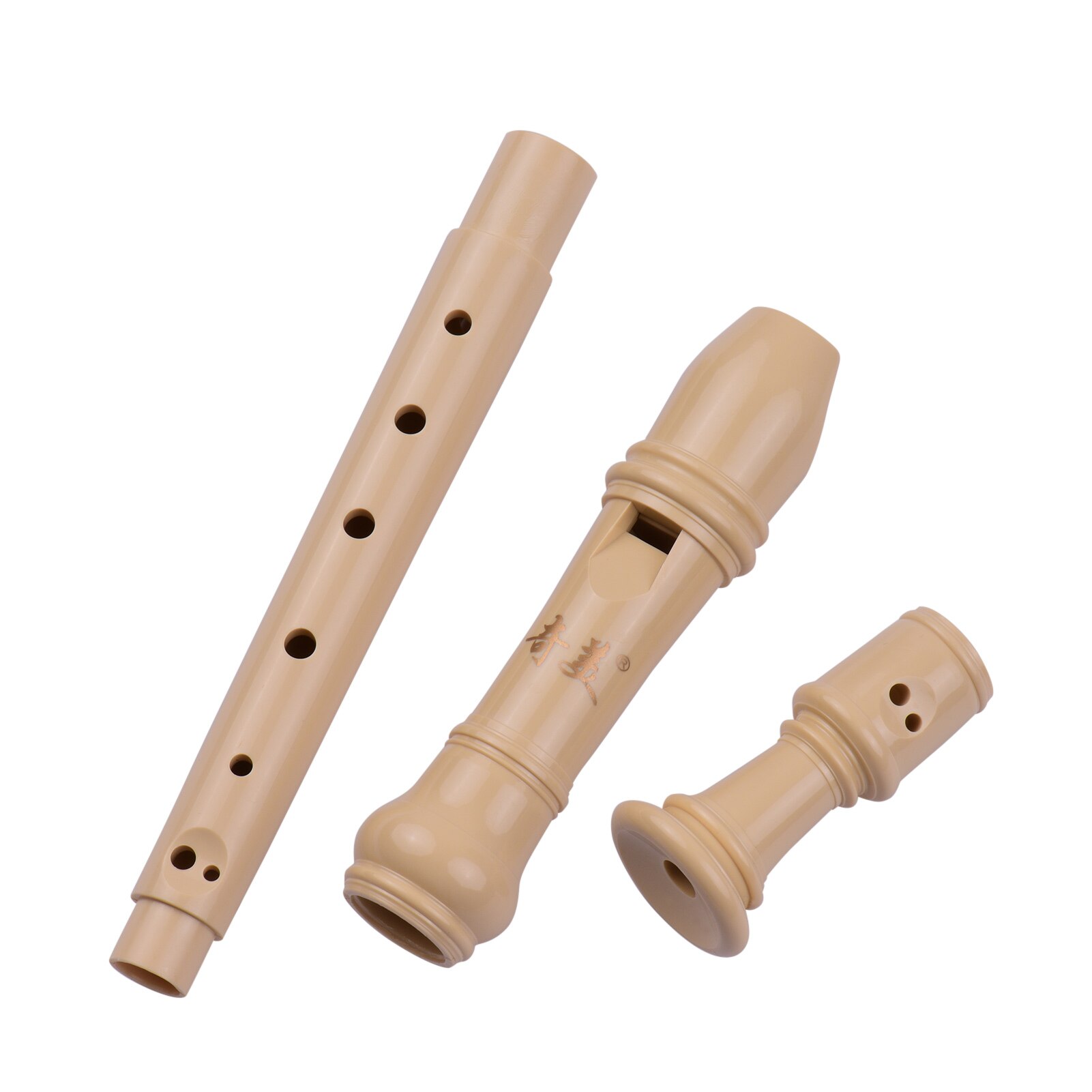8-See Alt Diskant Recorder Wind Instrument mit Reinigung Stange Finger Rest Gurt PU Lagerung Tasche
