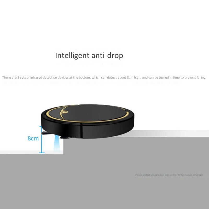 2800Pa Multifunctional Robot Vacuum Cleaner, Three in One Automatic Charging Dry and Wet ing Vacuum Cleaner